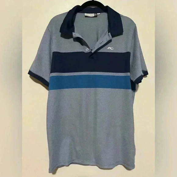 Kjus Men's Luan Color Block Polo - Size Medium - Picture 1 of 6